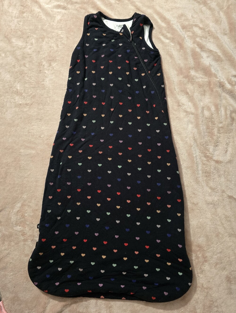 Kyte Baby 1.0 Sleep Bag | Midnight Rainbow Heart Size Medium